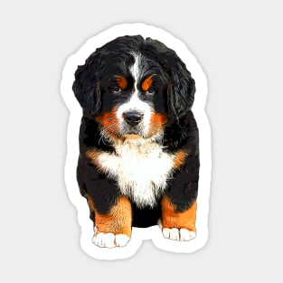 Bernese Mountain Dog Puppy - Super Cute! Sticker